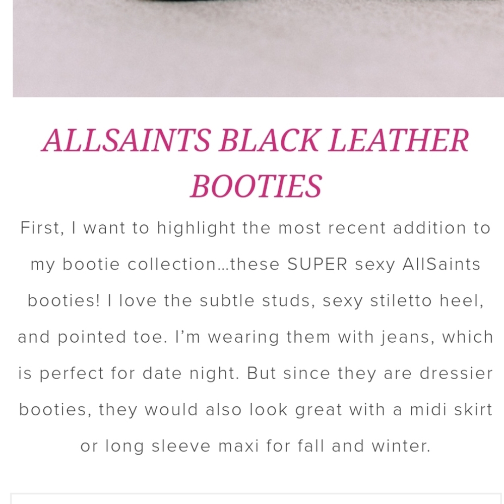 ALL SAINTS STUDDED BOOTIES - Picture 11 of 16
